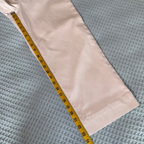 Spanx Twill Crop Wide Leg Pants Womens SP Small Petite Beige Cream Pull On - Picture 9 of 9